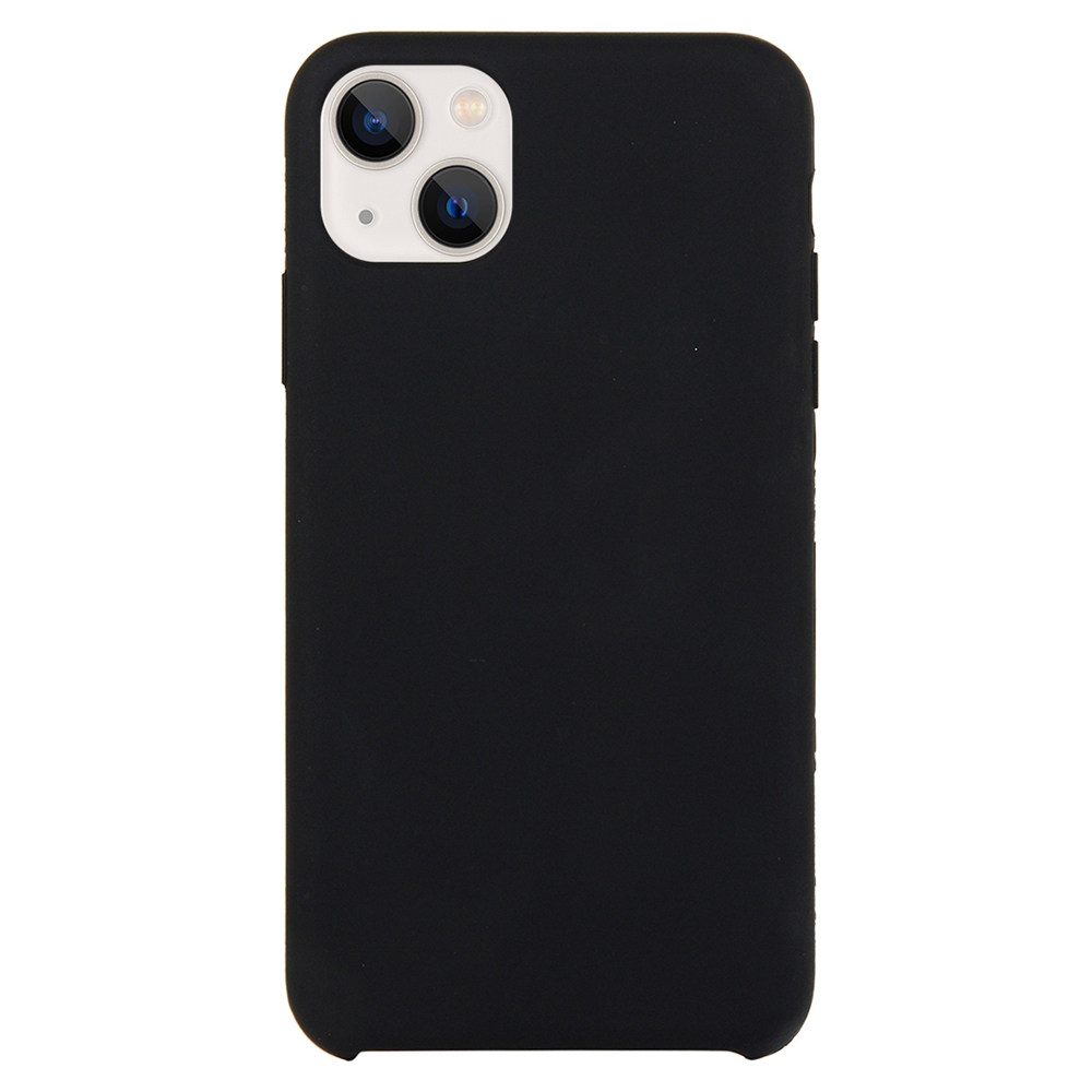 Solid Silicone Phone Case For iPhone 15 Plus(Black) - Shopkiz.com