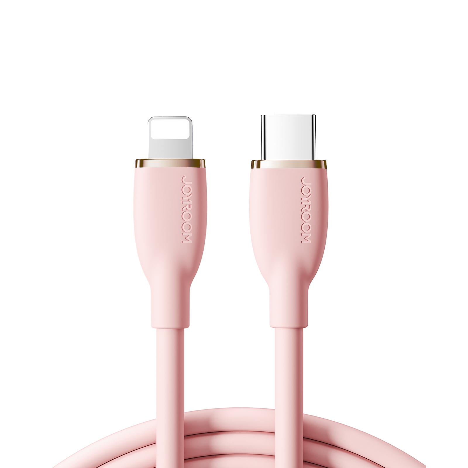 JOYROOM SA29-CL3 30W USB-C/Type-C to 8 Pin Liquid Silicone Fast Charging Data Cable, Length: 1.2m(Pink) - Shopkiz.com