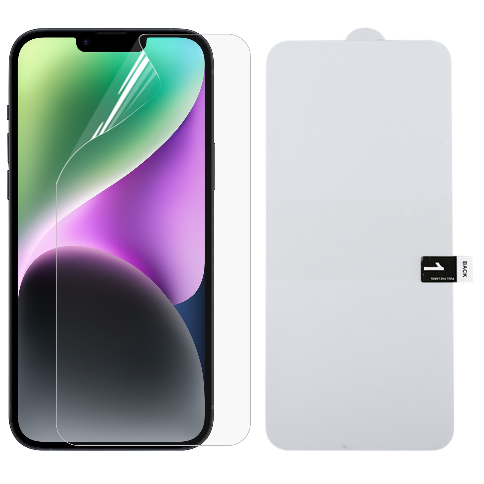 For iPhone 15 Full Screen Protector Explosion-proof Hydrogel Film - Shopkiz.com