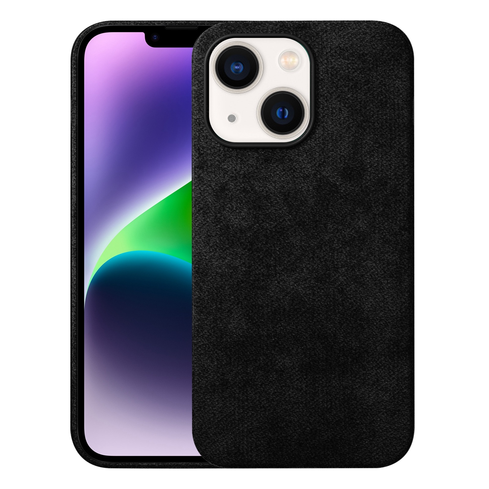 For iPhone 14 Plus Turn Fur Magsafe Magnetic Phone Case(Black) - Shopkiz.com