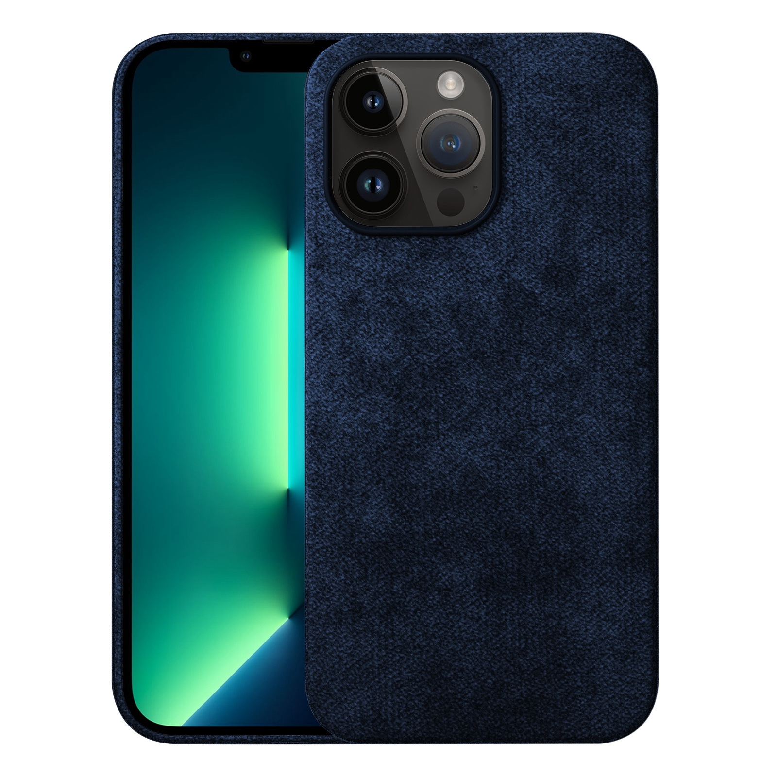 For iPhone 13 Pro Max Turn Fur Magsafe Magnetic Phone Case(Sea ??Blue) - Shopkiz.com