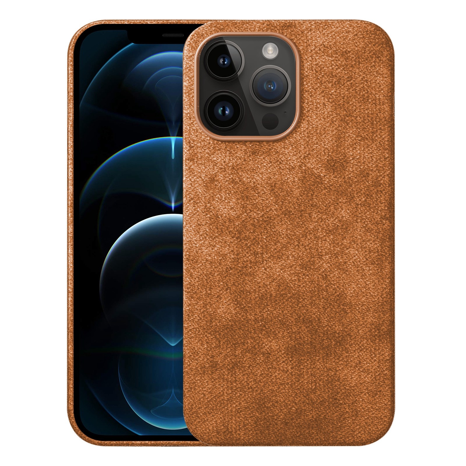 For iPhone 12 Pro Max Turn Fur Magsafe Magnetic Phone Case(Golden Brown) - Shopkiz.com