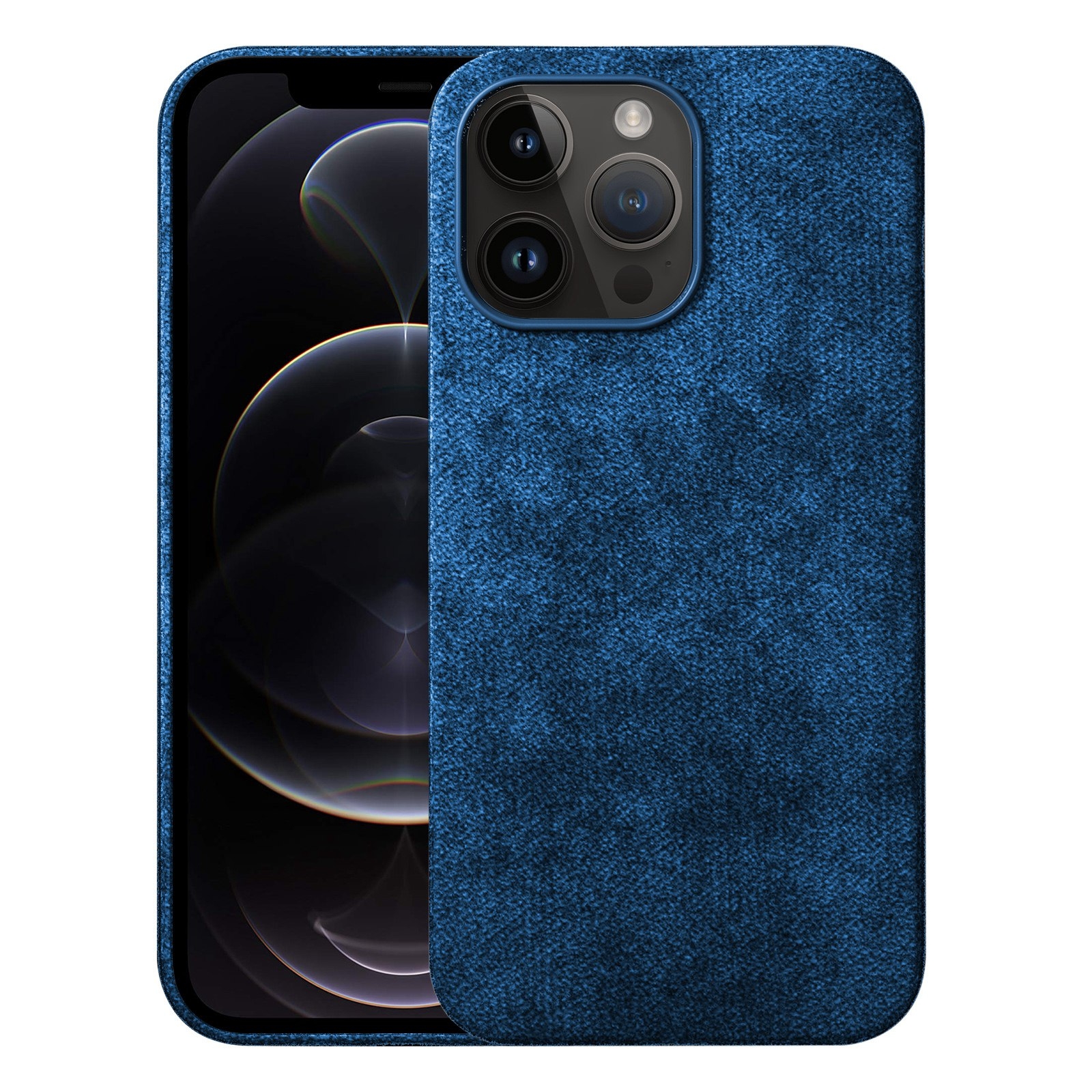 For iPhone 12 Pro Turn Fur Magsafe Magnetic Phone Case(Blue) - Shopkiz.com