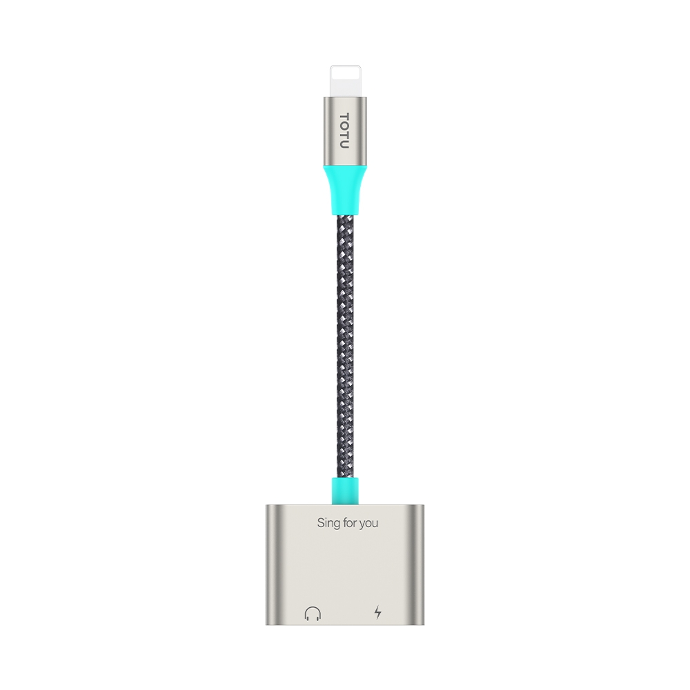 TOTU AD-1 8 Pin to Dual 8 Pin Audio Adapter - Shopkiz.com