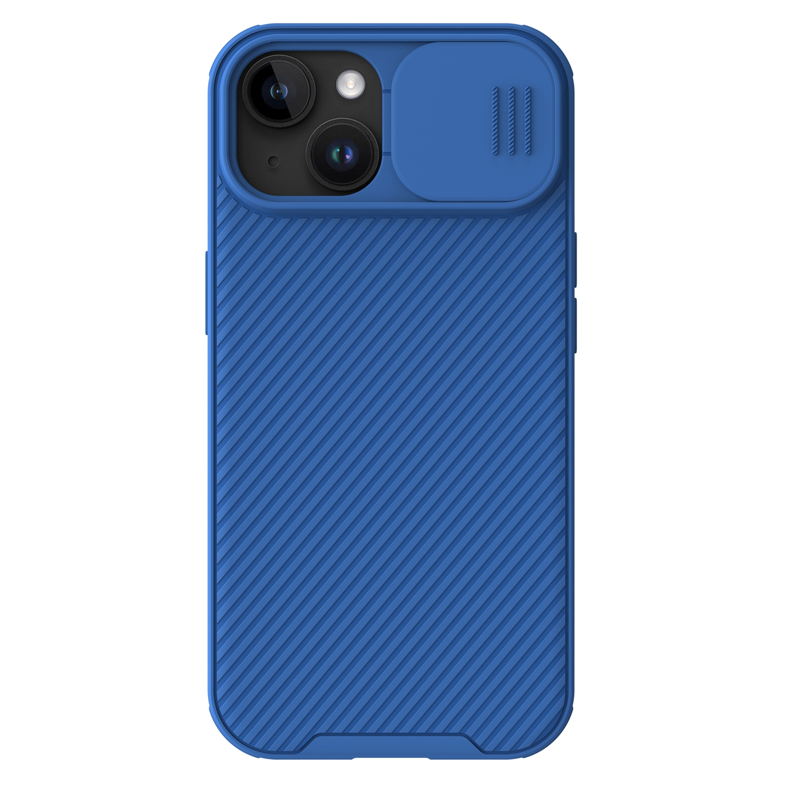 For iPhone 15 Plus NILLKIN CamShield Pro Magnetic Magsafe Phone Case(Blue) - Shopkiz.com