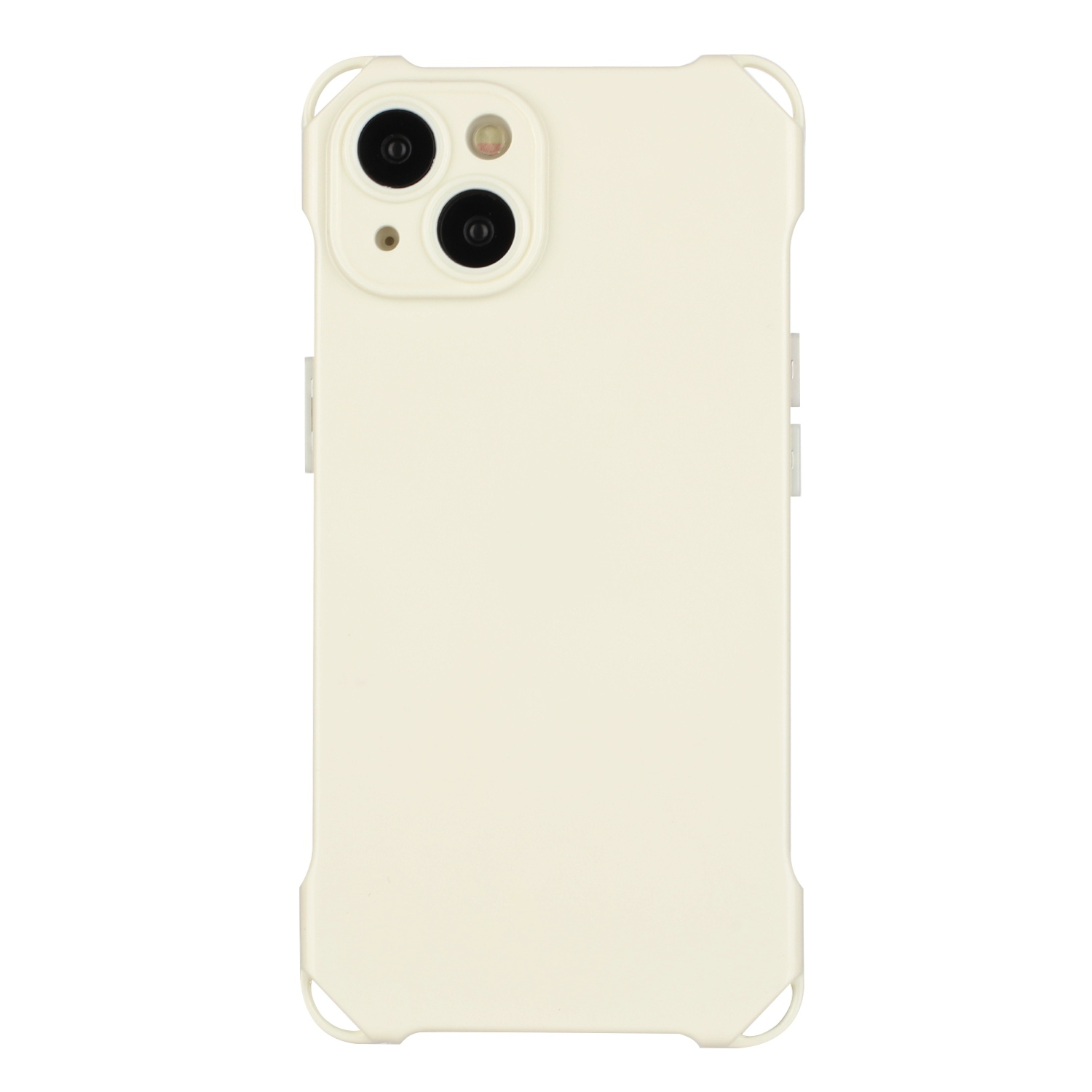 For iPhone 15 Four-corner Shockproof TPU Phone Case(White) - Shopkiz.com