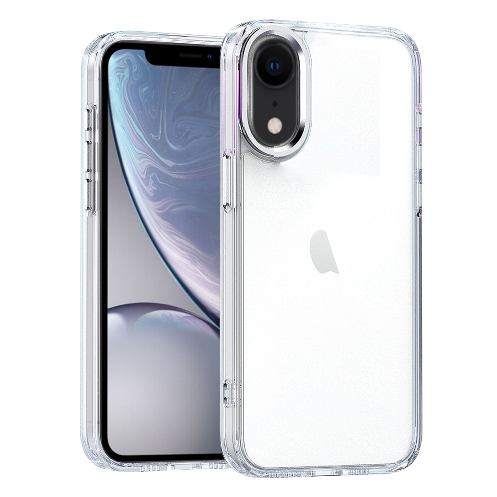 For iPhone XR High Translucency Acrylic Phone Case(White) - Shopkiz.com