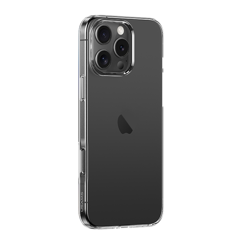 For iPhone 16 Pro Max USAMS Primary Series TPU Phone Case(Transparent) - Shopkiz.com