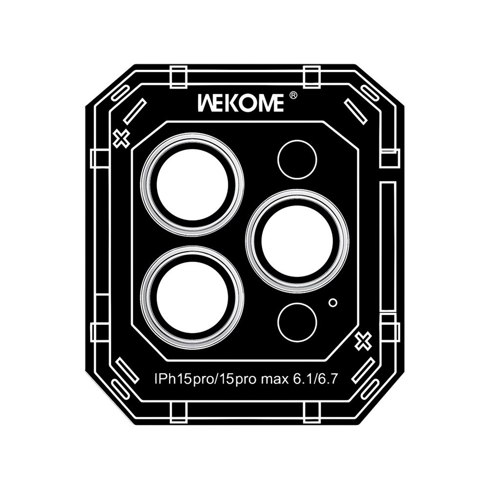 For iPhone 15 Pro WEKOME WTPC-008 Armor Sapphire Metal Lens Cover Film(Transparent) - Shopkiz.com