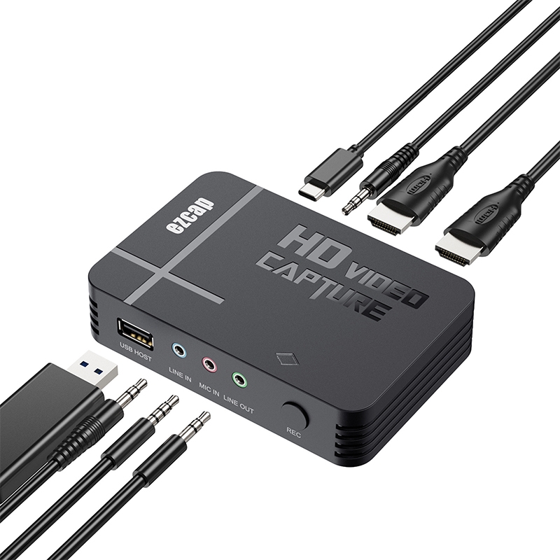 Ezcap 288P HDMI Video Capture Box Supports Direct Storage to U Disk - Shopkiz.com