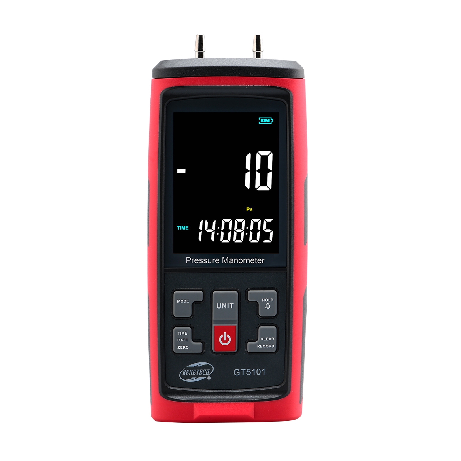 BENETECH GT5101 LCD Display Differential Pressure Meter, Specification:1KPa - Shopkiz.com