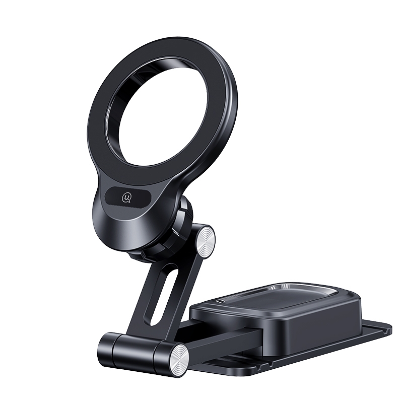 USAMS US-ZJ076 Magnetic Car Center Console Phone Holder(Black) - Shopkiz.com