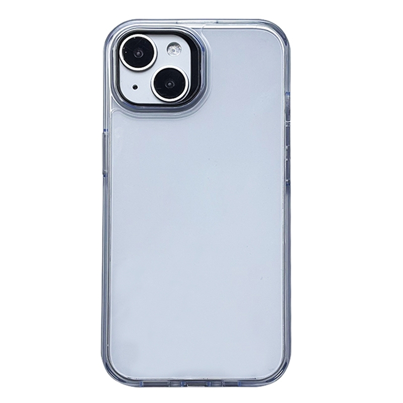 For iPhone 15 Plus 2 in 1 TPU + PC Phone Case(Transparent) - Shopkiz.com