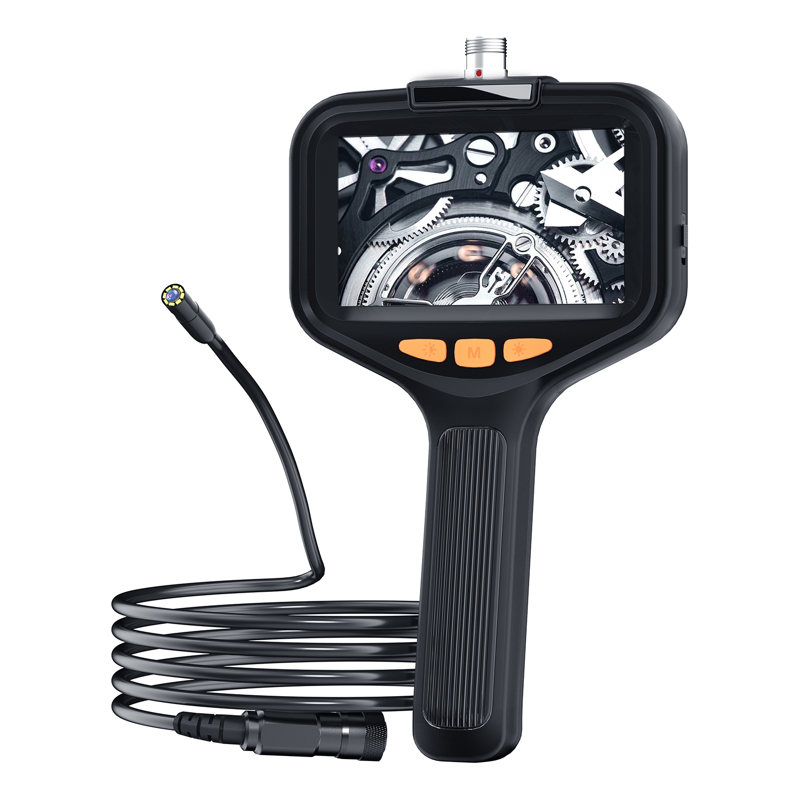 P200 8mm Front Lenses Detachable Industrial Pipeline Endoscope with 4.3 inch Screen, Spec:5m Tube - Shopkiz.com
