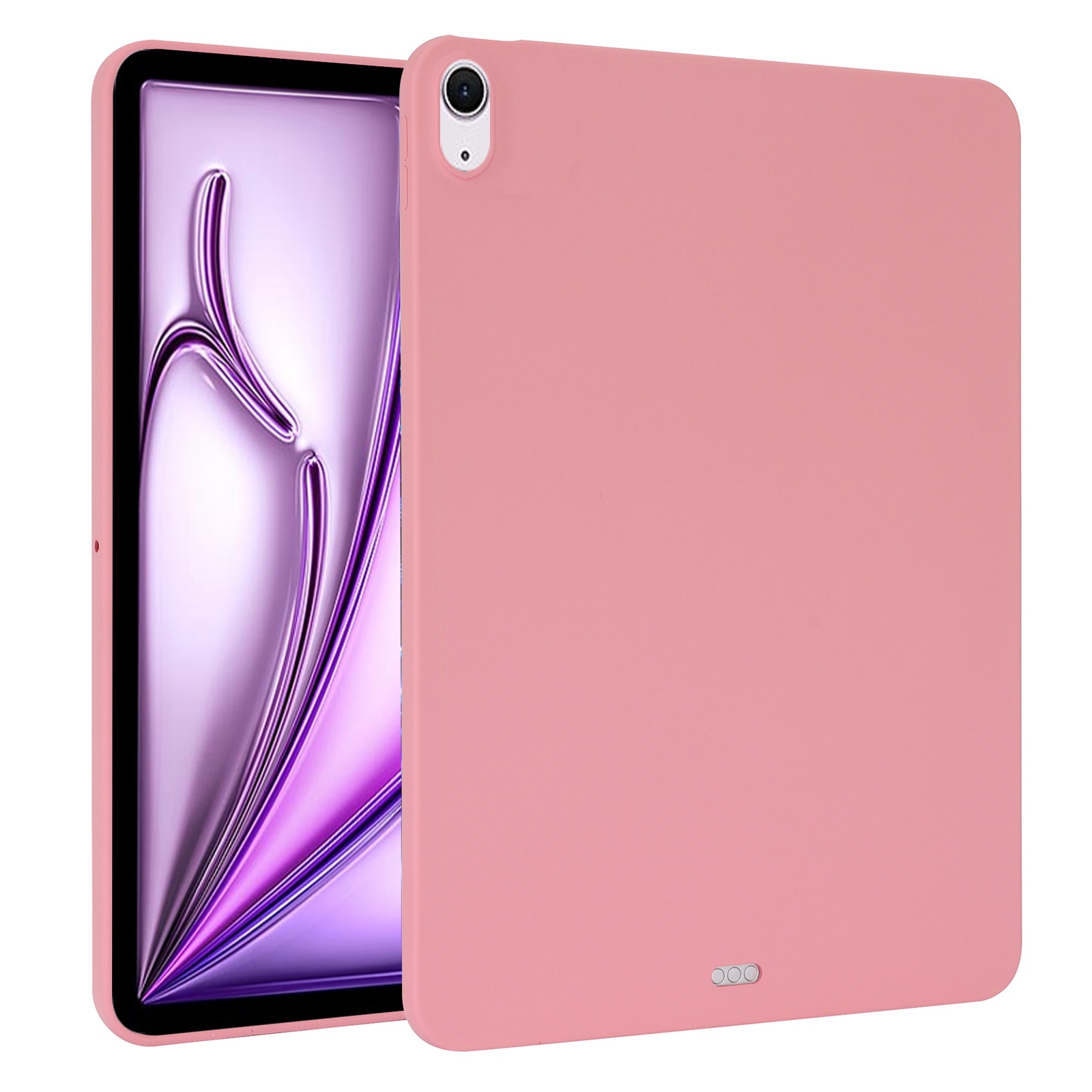 For iPad Air 13 2026 / Air 13 2025 / 2024 Oil Spray Skin-friendly TPU Tablet Case(Pink) - Shopkiz.com
