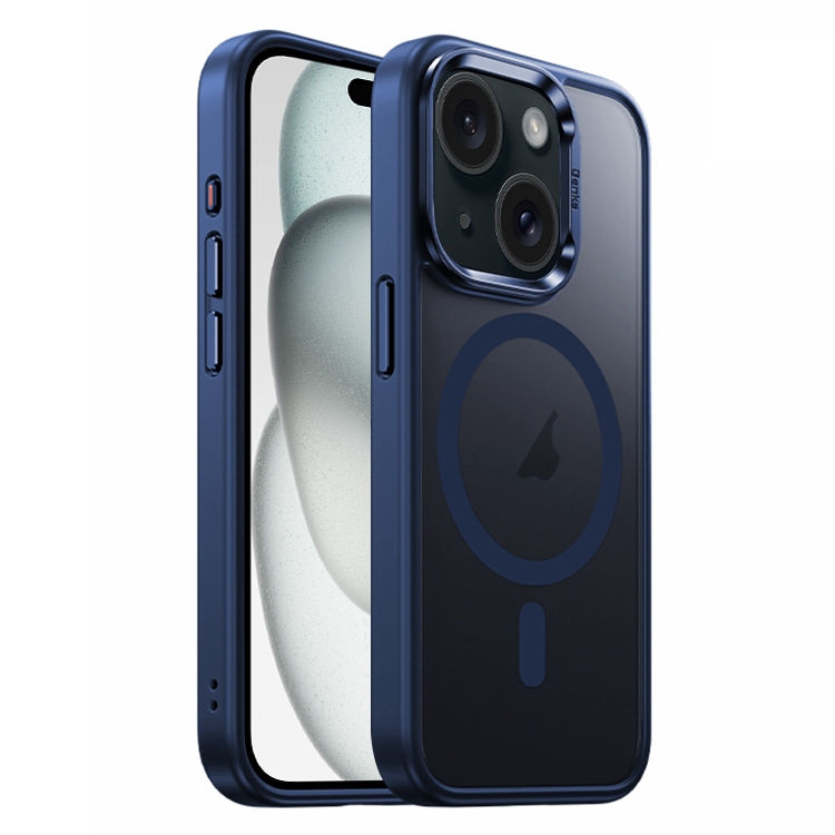For iPhone 15 Plus Benks Skin Feel Series MagSafe Magnetic Shockproof Phone Case(Blue) - Shopkiz.com