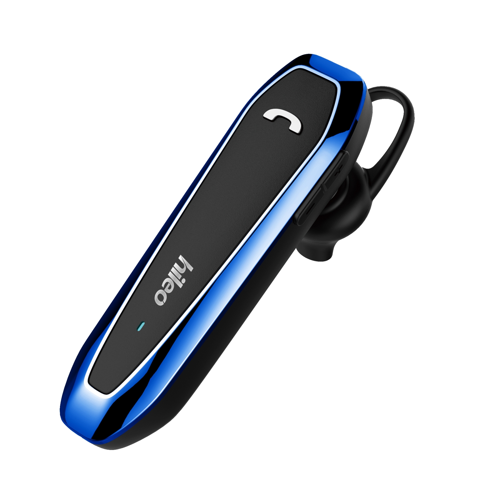 Hileo Hi6 Wireless Single Ear Hook Handsfree Call Noise Reduction In-ear Sports Earphone(Blue) - Shopkiz.com