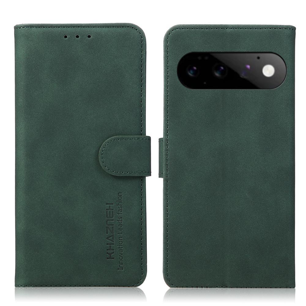 For Google Pixel 11 KHAZNEH Matte Texture Leather Phone Case(Green) - Shopkiz.com