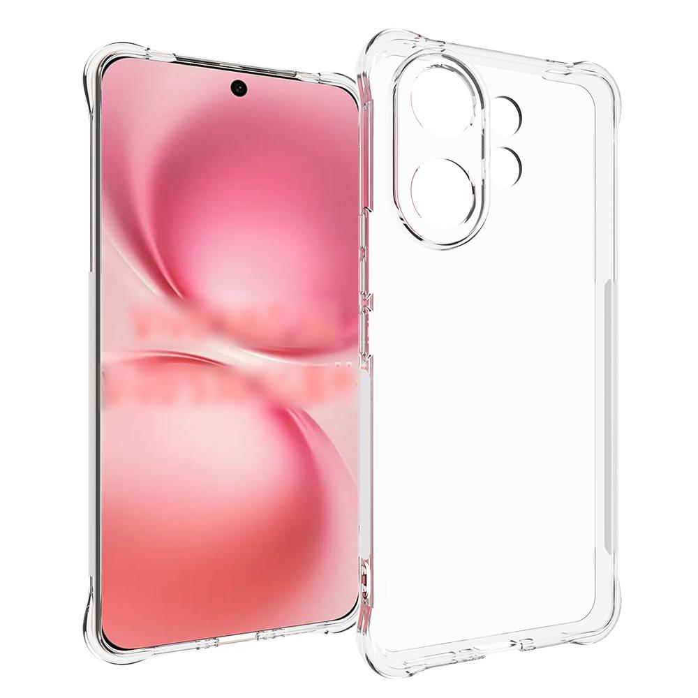 For vivo V60 5G / S30 5G Shockproof Non-slip Thickening TPU Phone Case(Transparent) - Shopkiz.com