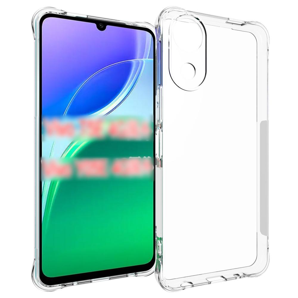 For vivo T5e 4G / Y05e 4G Shockproof Non-slip Thickening TPU Phone Case(Transparent) - Shopkiz.com