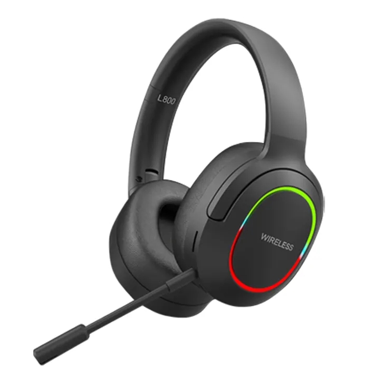 L800 Foldable ENC Noise Reduction Wireless Gaming Headset with Microphone(Black) - Shopkiz.com