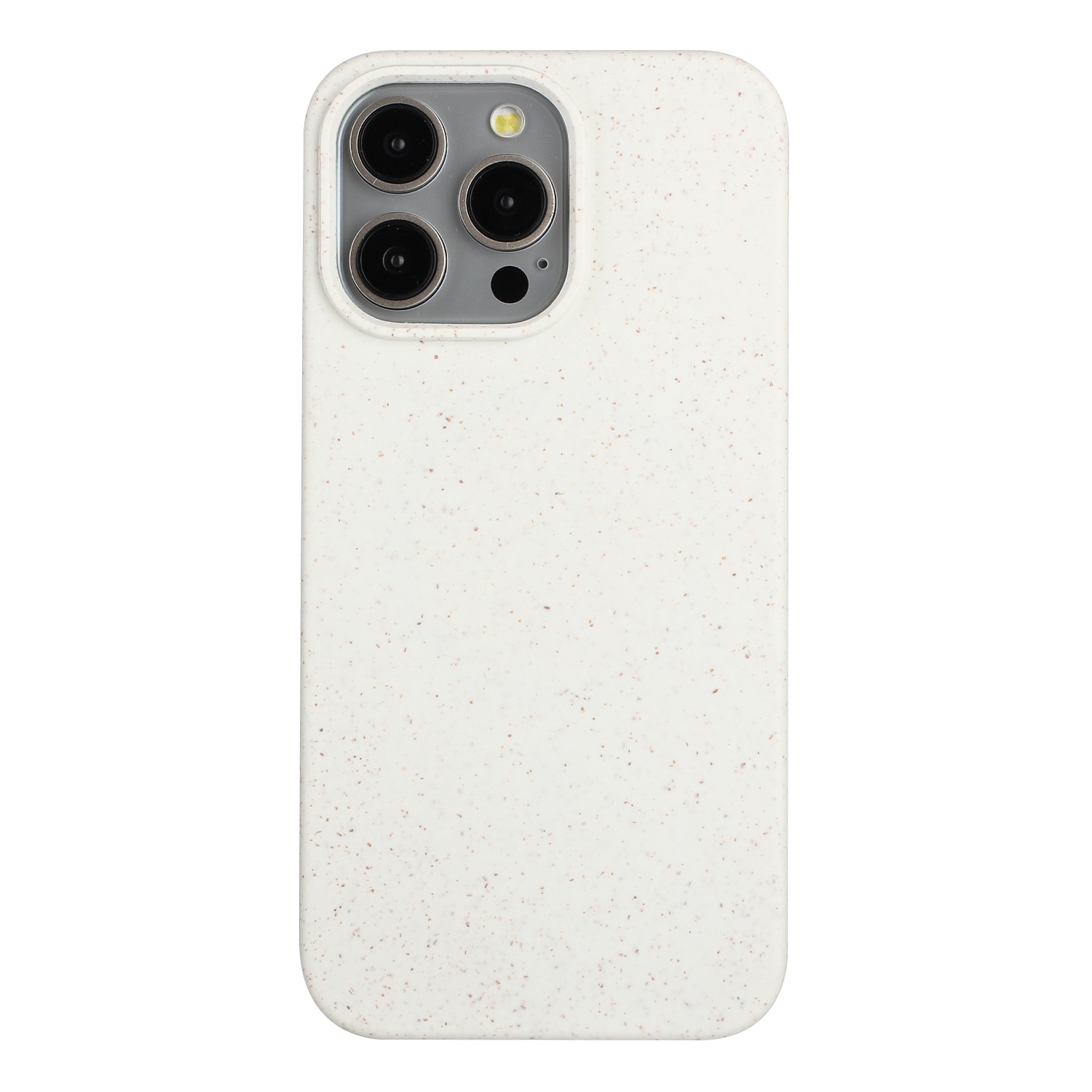 For iPhone 13 Pro Wheat Straw Material + TPU Phone Case(White) - Shopkiz.com