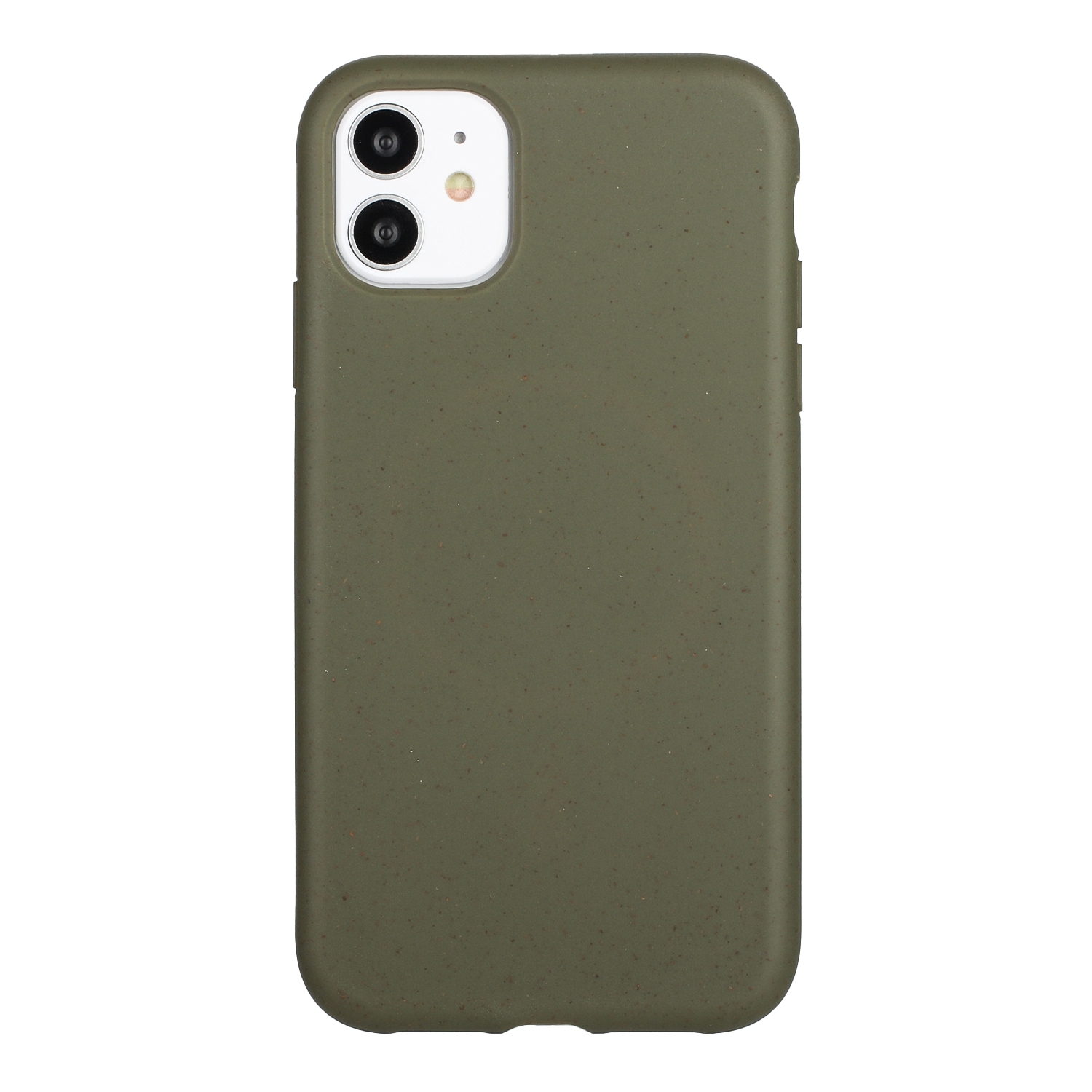 For iPhone 11 Wheat Straw Material + TPU Phone Case(Army Green) - Shopkiz.com