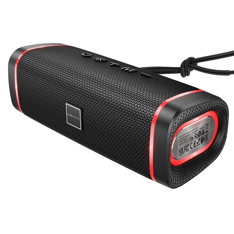 BOROFONE BR32 Sound Arc Sports TWS Bluetooth 5.3 Speaker Support TF Card / FM(Black) - Shopkiz.com