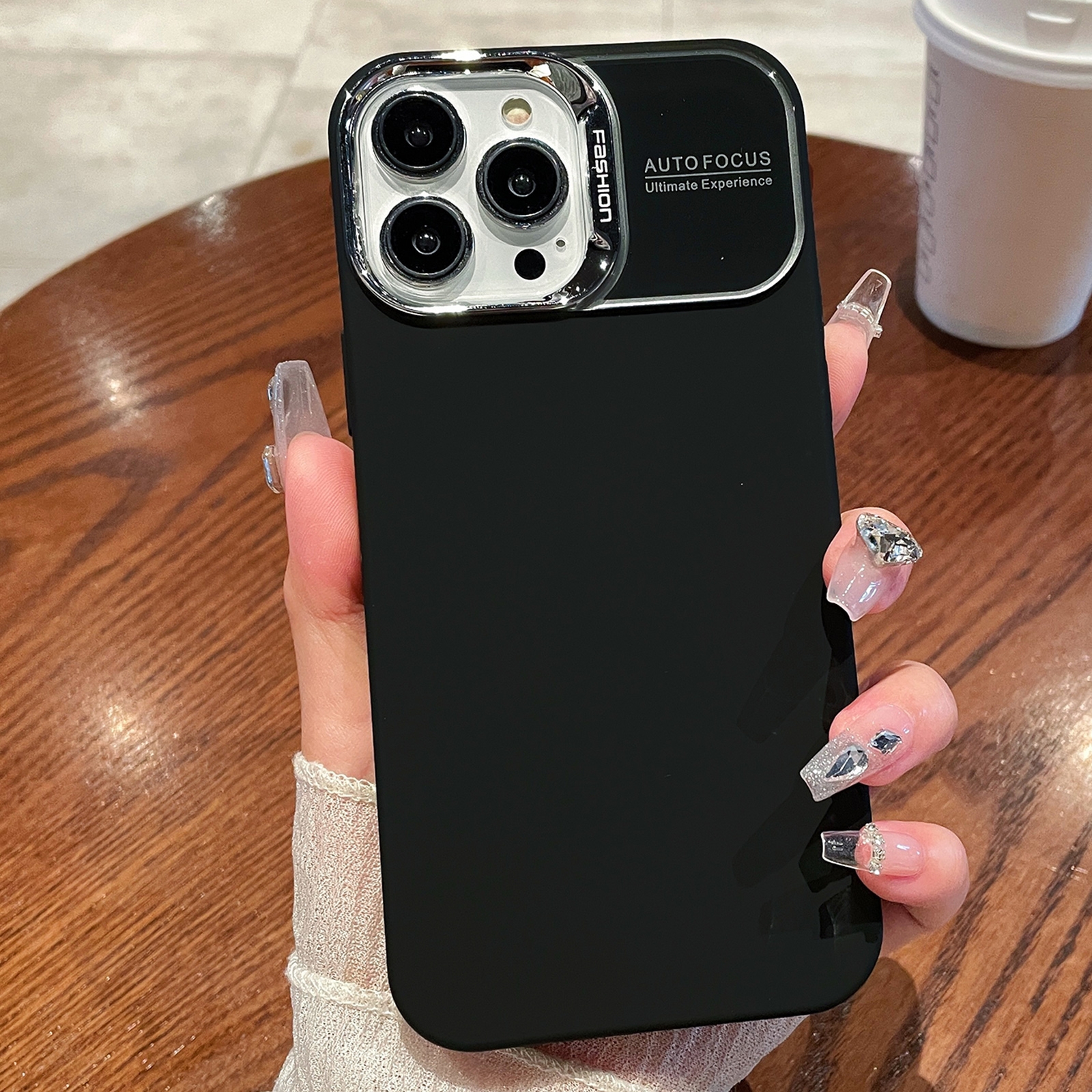 For iPhone 12 Pro Skin Feel PC Liquid Silicone Phone Case(Black) - Shopkiz.com