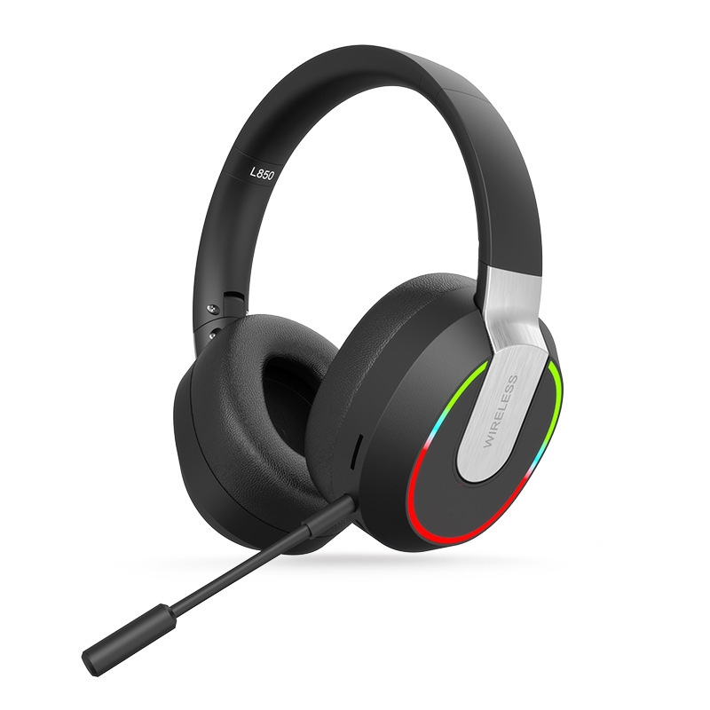 L850 Foldable ENC Noise Reduction Wireless Bluetooth Earphone with Microphone(Black) - Shopkiz.com
