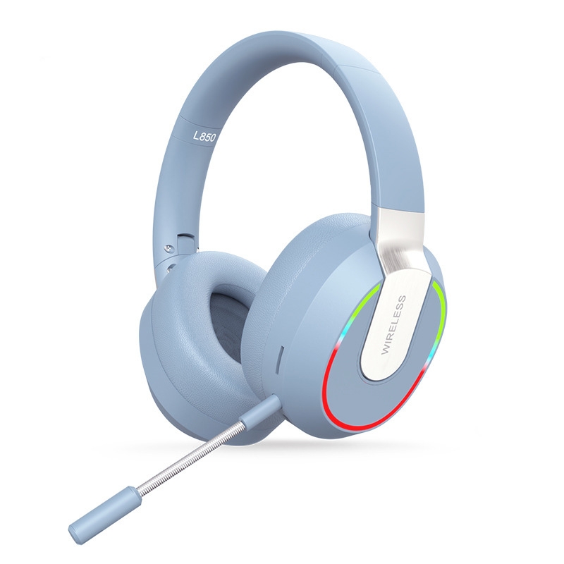 L850 Foldable ENC Noise Reduction Wireless Bluetooth Earphone with Microphone(Blue) - Shopkiz.com