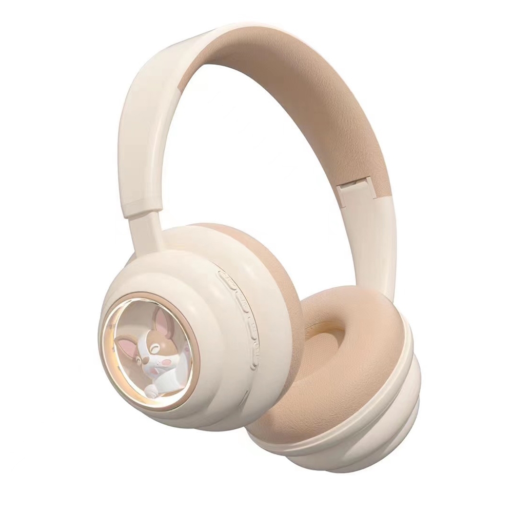 KE-31 Over-Ear RGB Light Bluetooth Headset(Pink) - Shopkiz.com