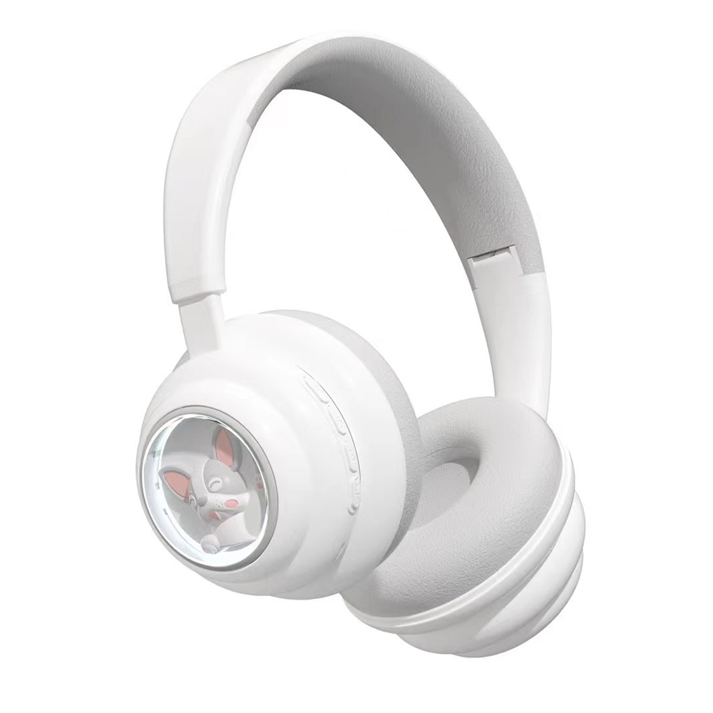 KE-31 Over-Ear RGB Light Bluetooth Headset(White) - Shopkiz.com