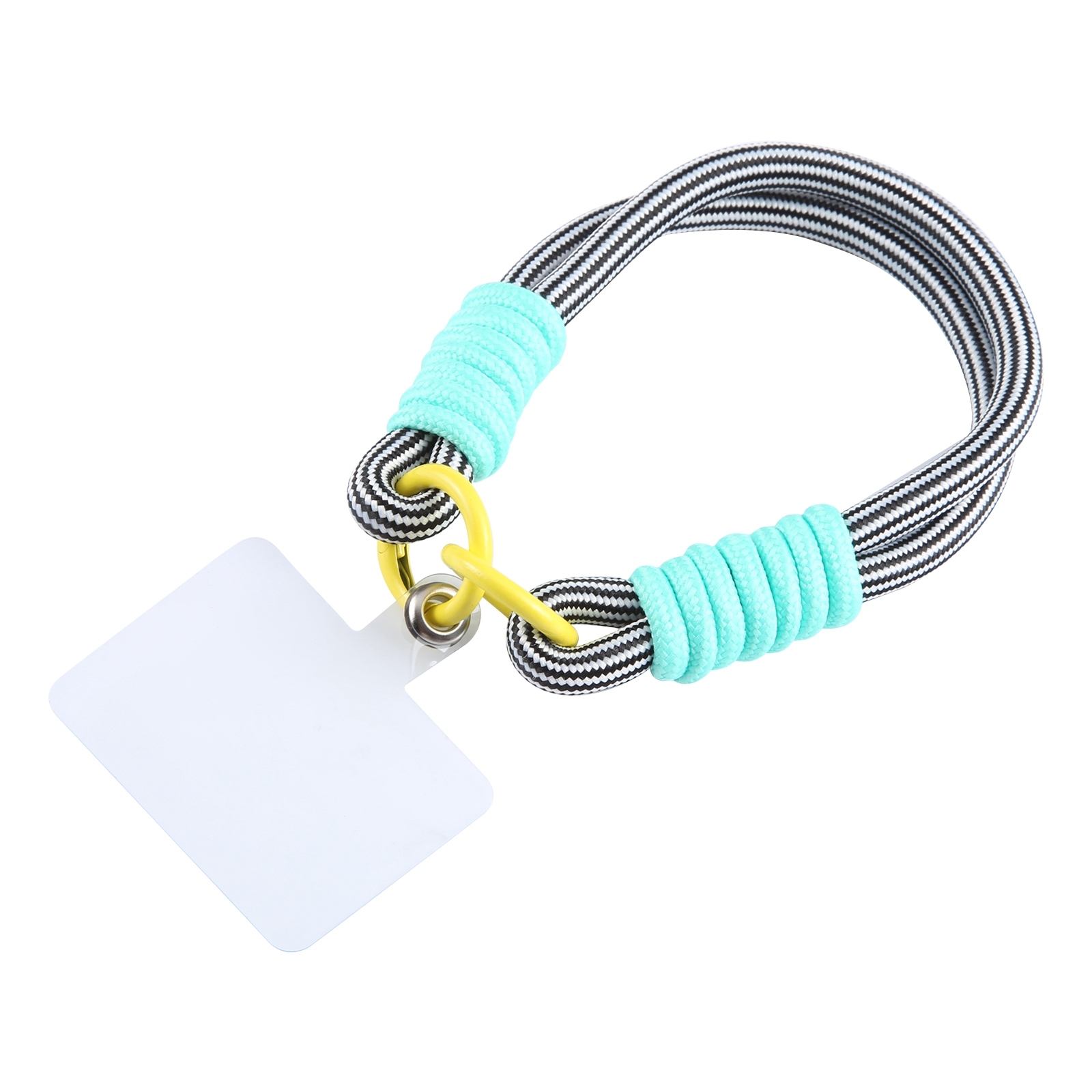 Universal Phone Short Lanyard Phone Anti-lost Hand Strap(Black White Stripes) - Shopkiz.com