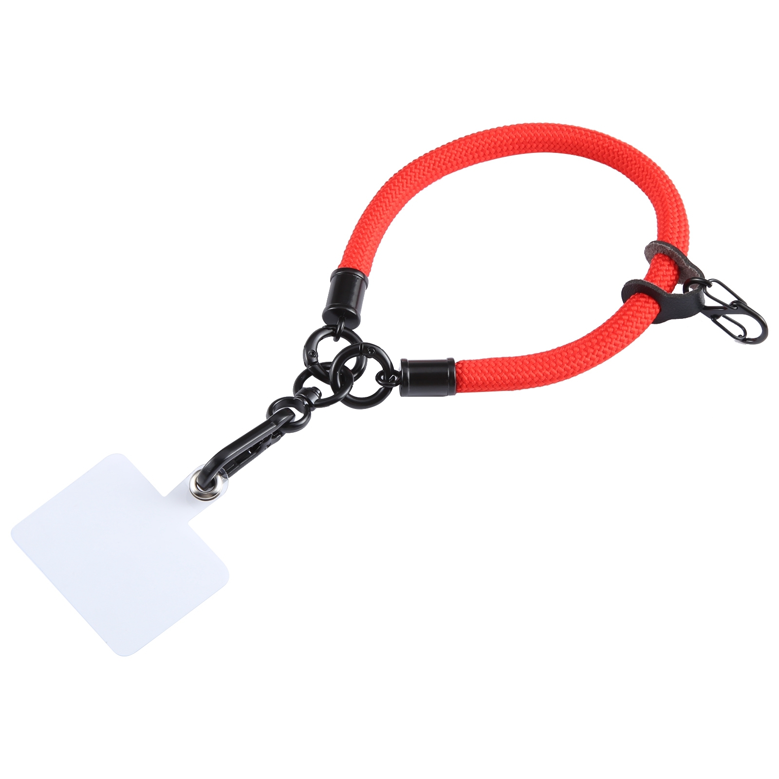 Universal Mobile Phone Solid Color Short Wrist Lanyard(Red) - Shopkiz.com