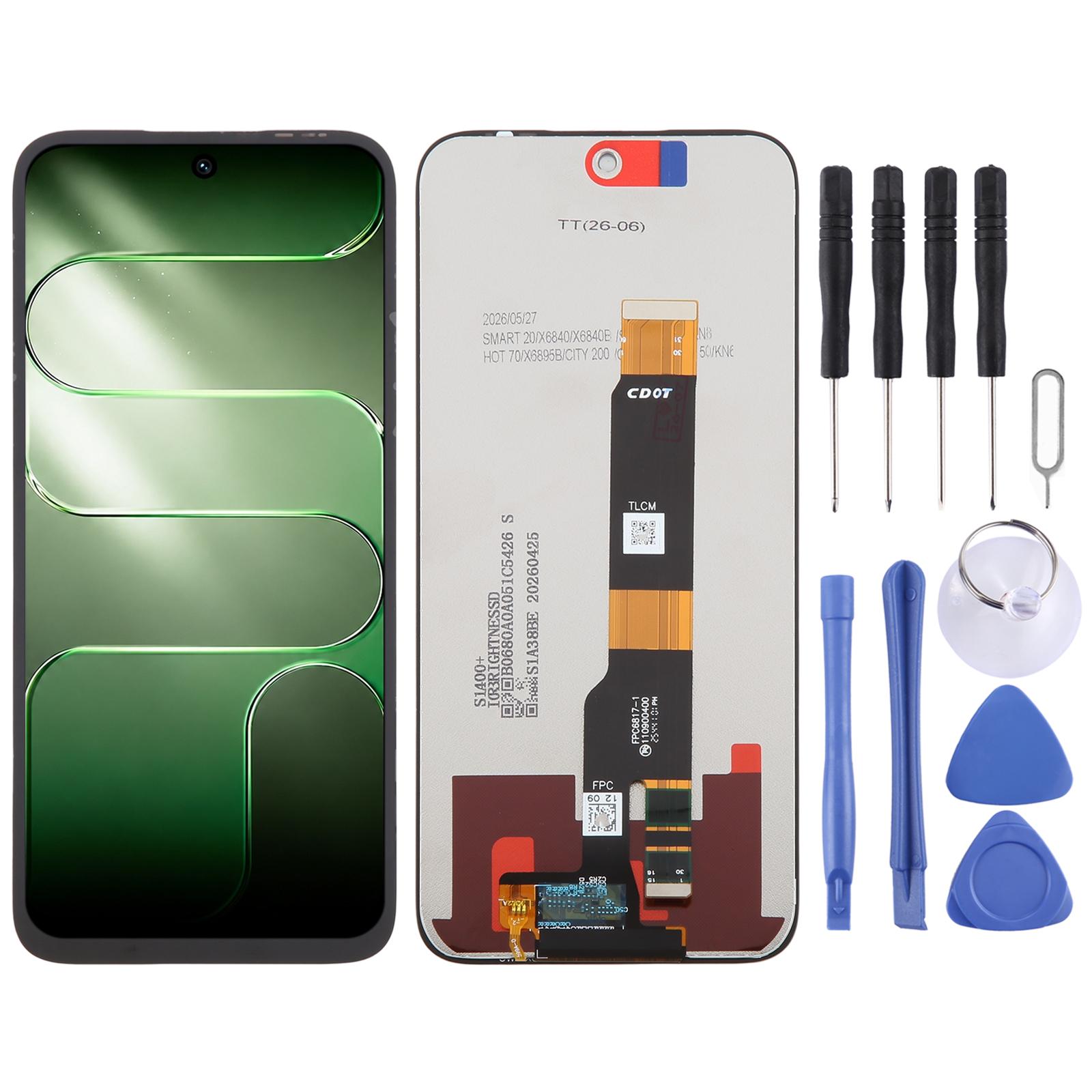 For Tecno Spark 50 5G KN8 OEM LCD Screen with Digitizer Full Assembly - Shopkiz.com