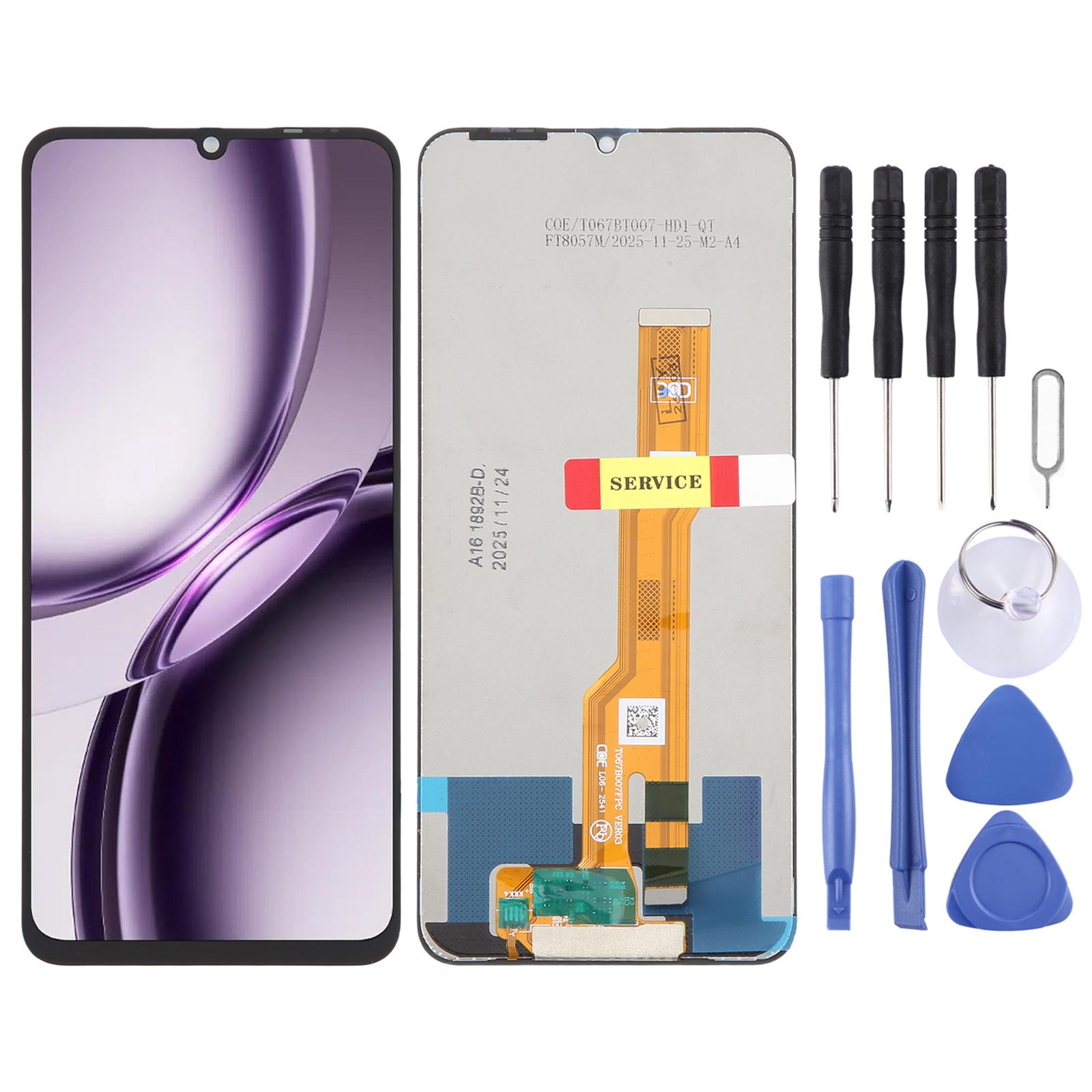 For Tecno Pop 20 4G OEM LCD Screen with Digitizer Full Assembly - Shopkiz.com