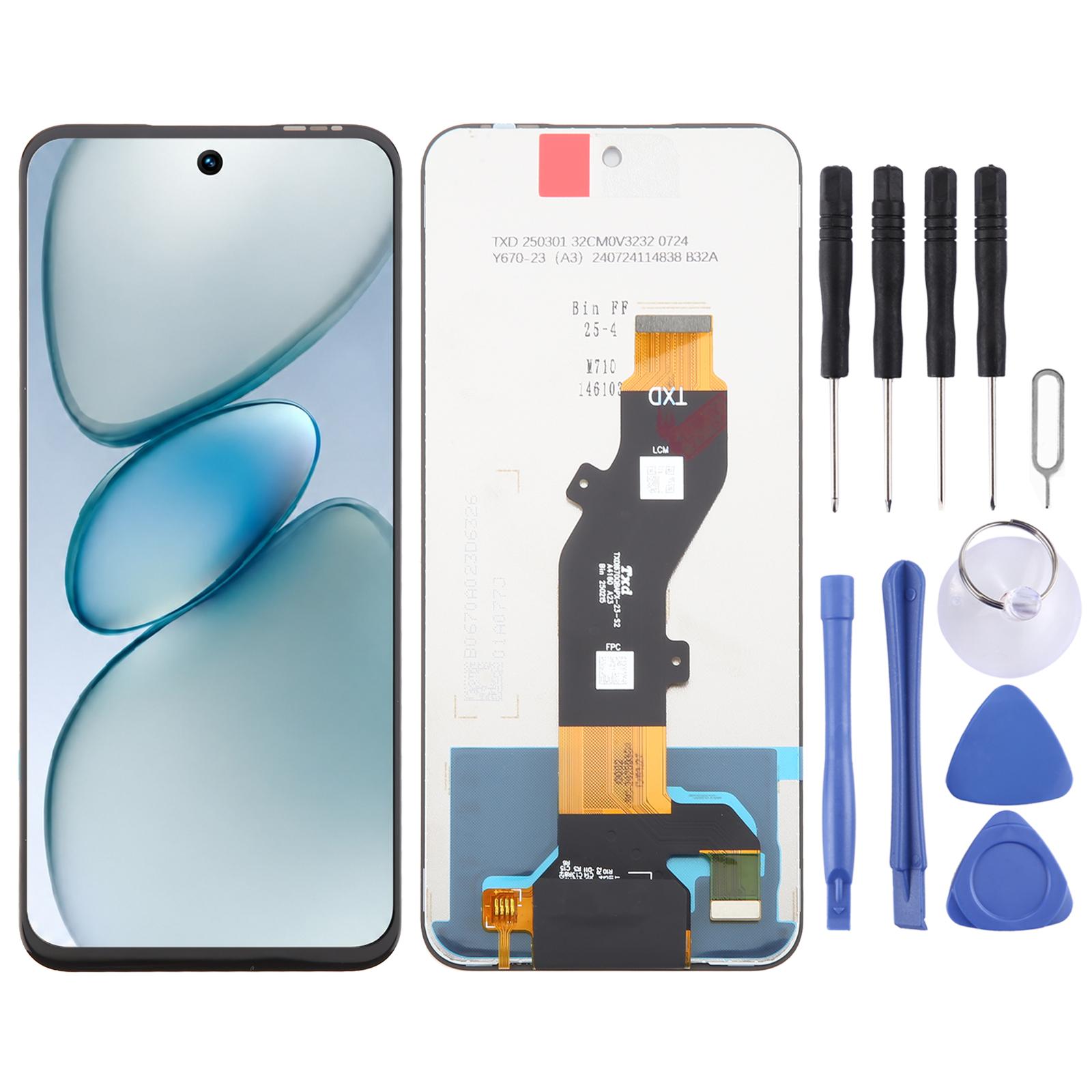 For Tecno Pop 9 5G KL4 OEM LCD Screen with Digitizer Full Assembly - Shopkiz.com