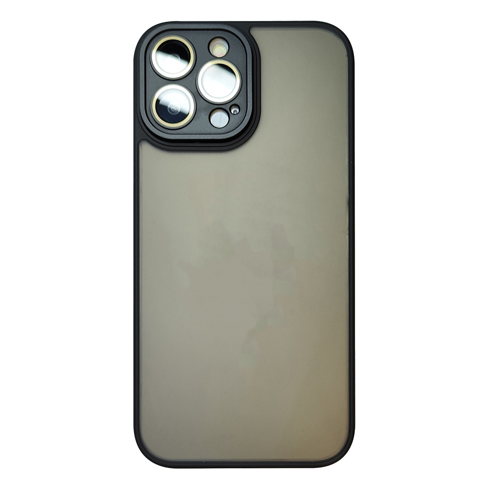 For iPhone 12 Pro Skin Feel Phone Case with Lens Film(Black) - Shopkiz.com