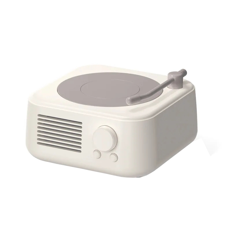 X17 Vintage Phonograph Record Player Wireless Bluetooth Music Speaker(White) - Shopkiz.com