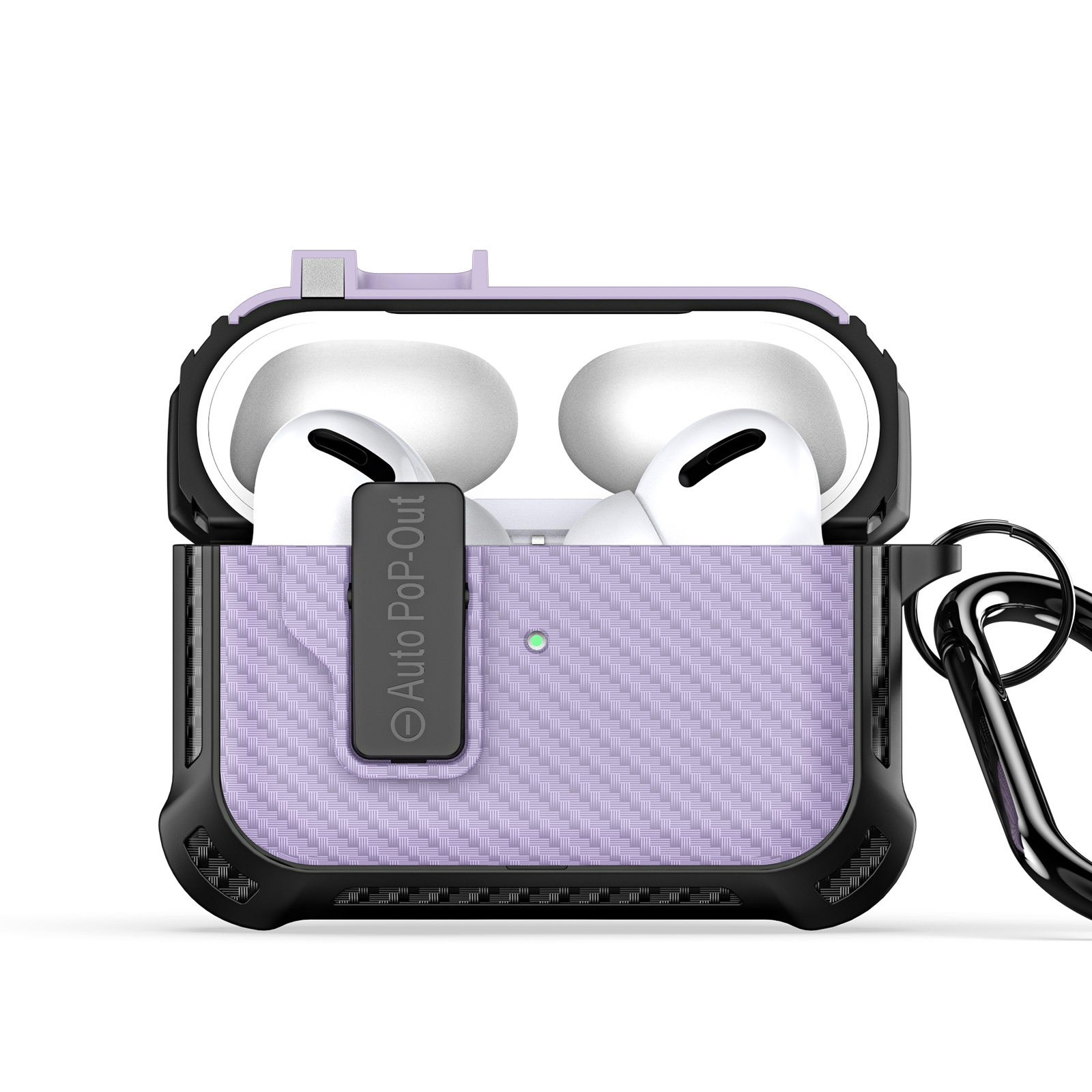 For AirPods Pro 2 DUX DUCIS PECI Series Earbuds Box Protective Case(Purple) - Shopkiz.com