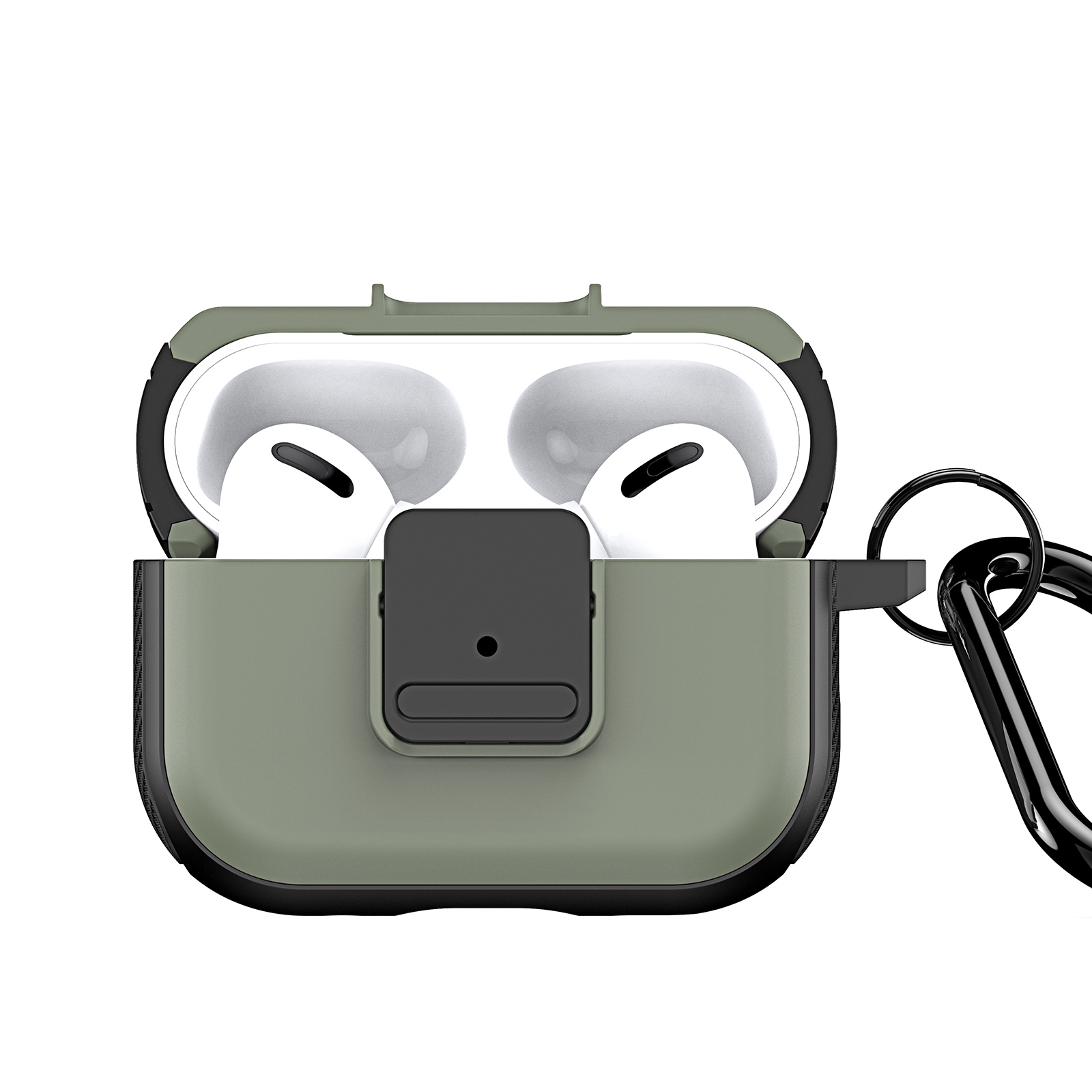 For AirPods Pro 2 DUX DUCIS PECJ Series Earbuds Box Protective Case(Army Green) - Shopkiz.com