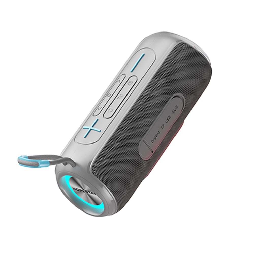 HOPESTAR P26 Outdoor Portable lPX6 Waterproof Dazzling Bluetooth Speaker(Grey) - Shopkiz.com