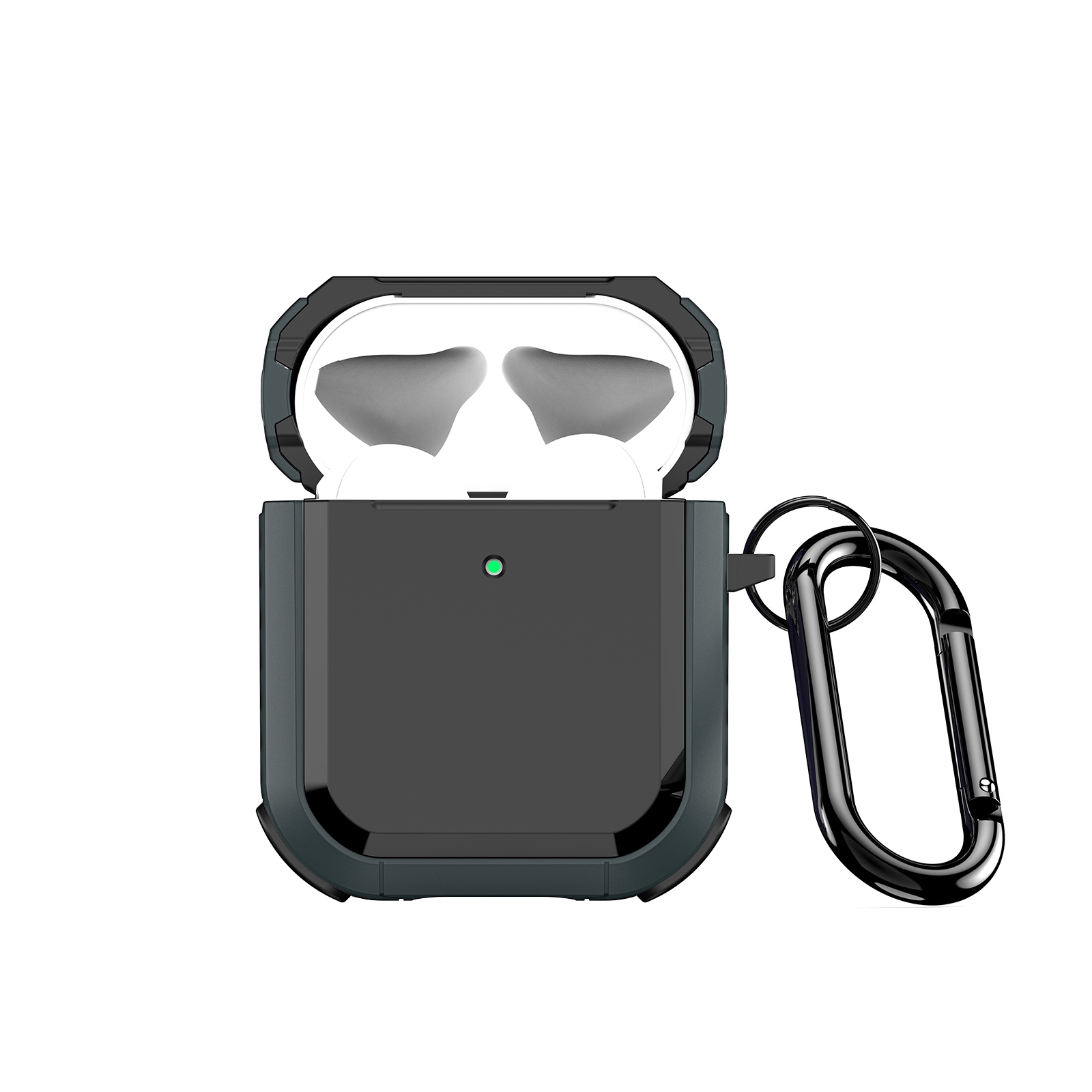 For AirPods 2 / 1 DUX DUCIS PECA Series Earbuds Box Protective Case(Green) - Shopkiz.com