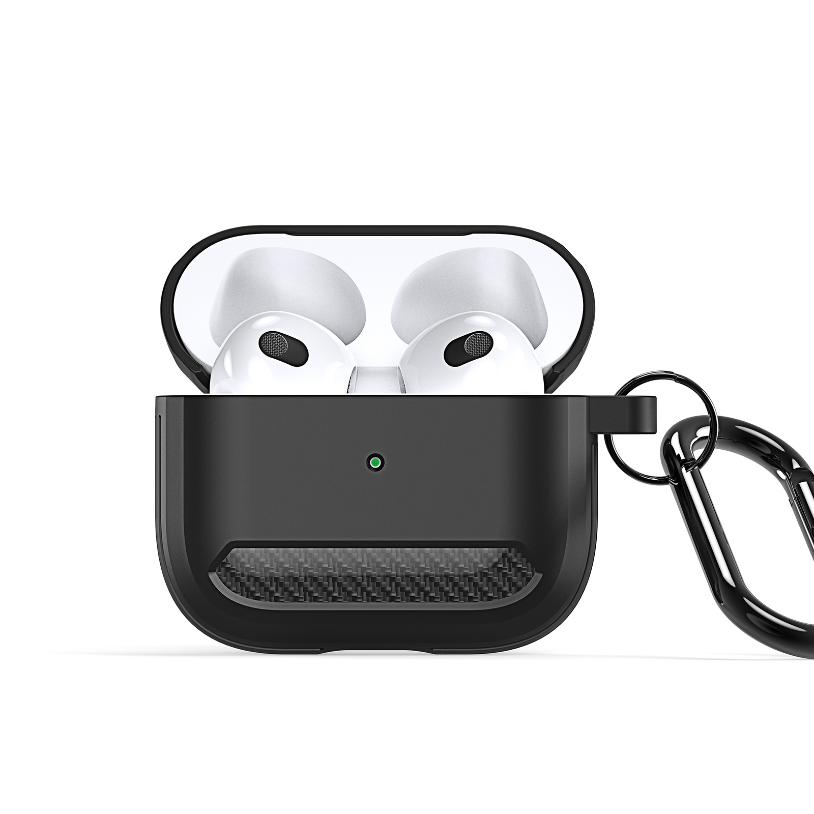 For AirPods 3 DUX DUCIS PECB Series Earbuds Box Protective Case(Black) - Shopkiz.com