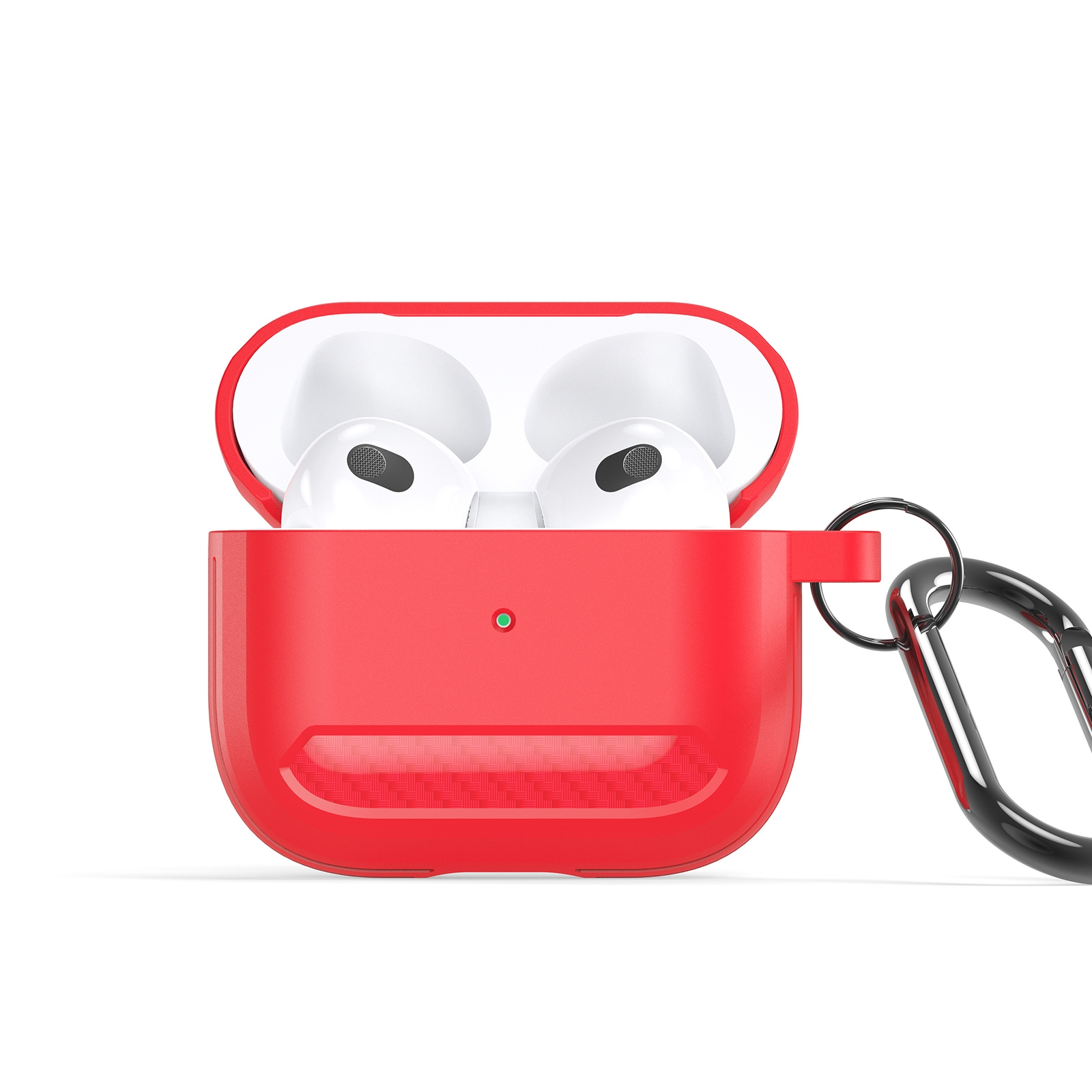 For AirPods 3 DUX DUCIS PECB Series Earbuds Box Protective Case(Red) - Shopkiz.com