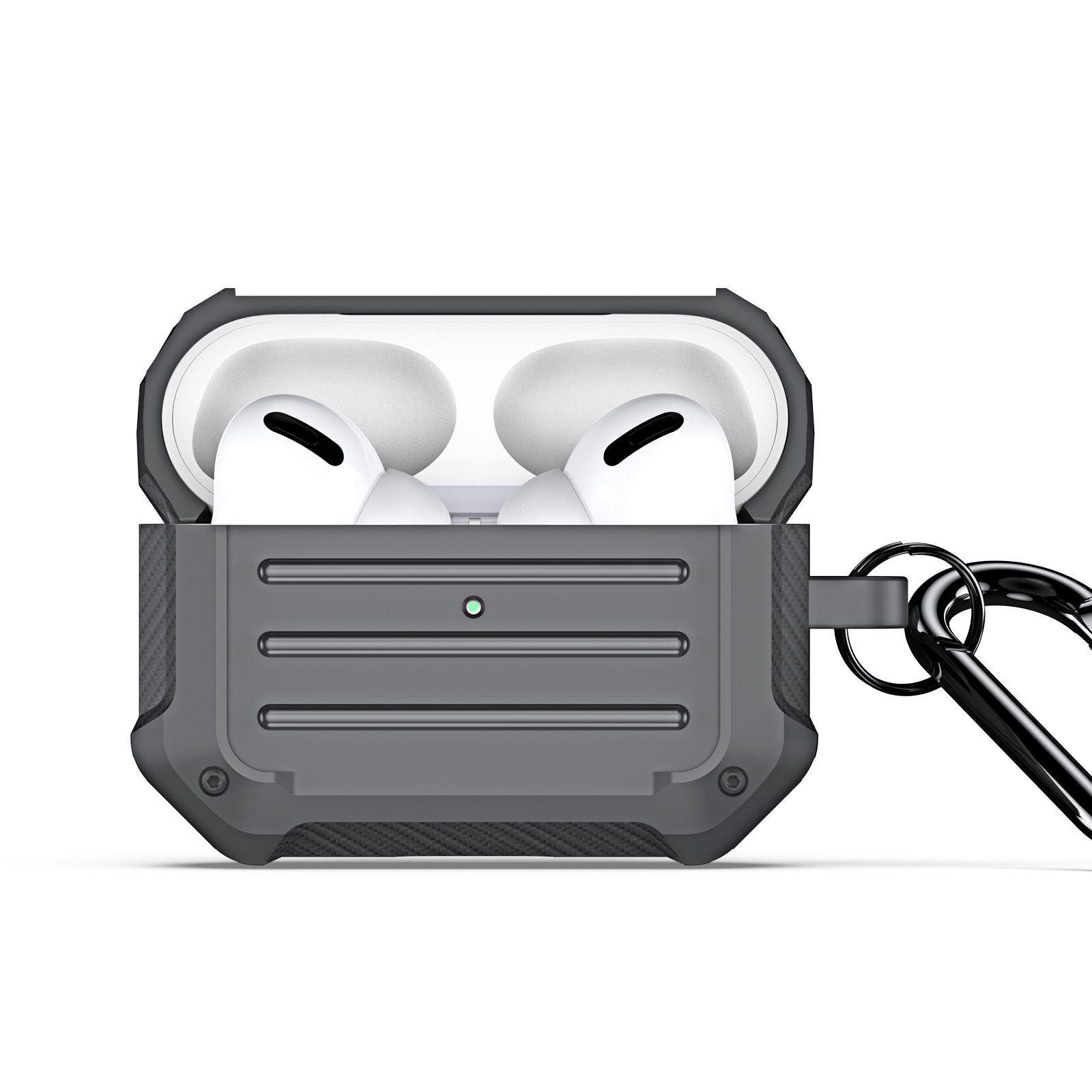 For AirPods Pro 2 DUX DUCIS PECE Series Earbuds Box Protective Case(Grey) - Shopkiz.com