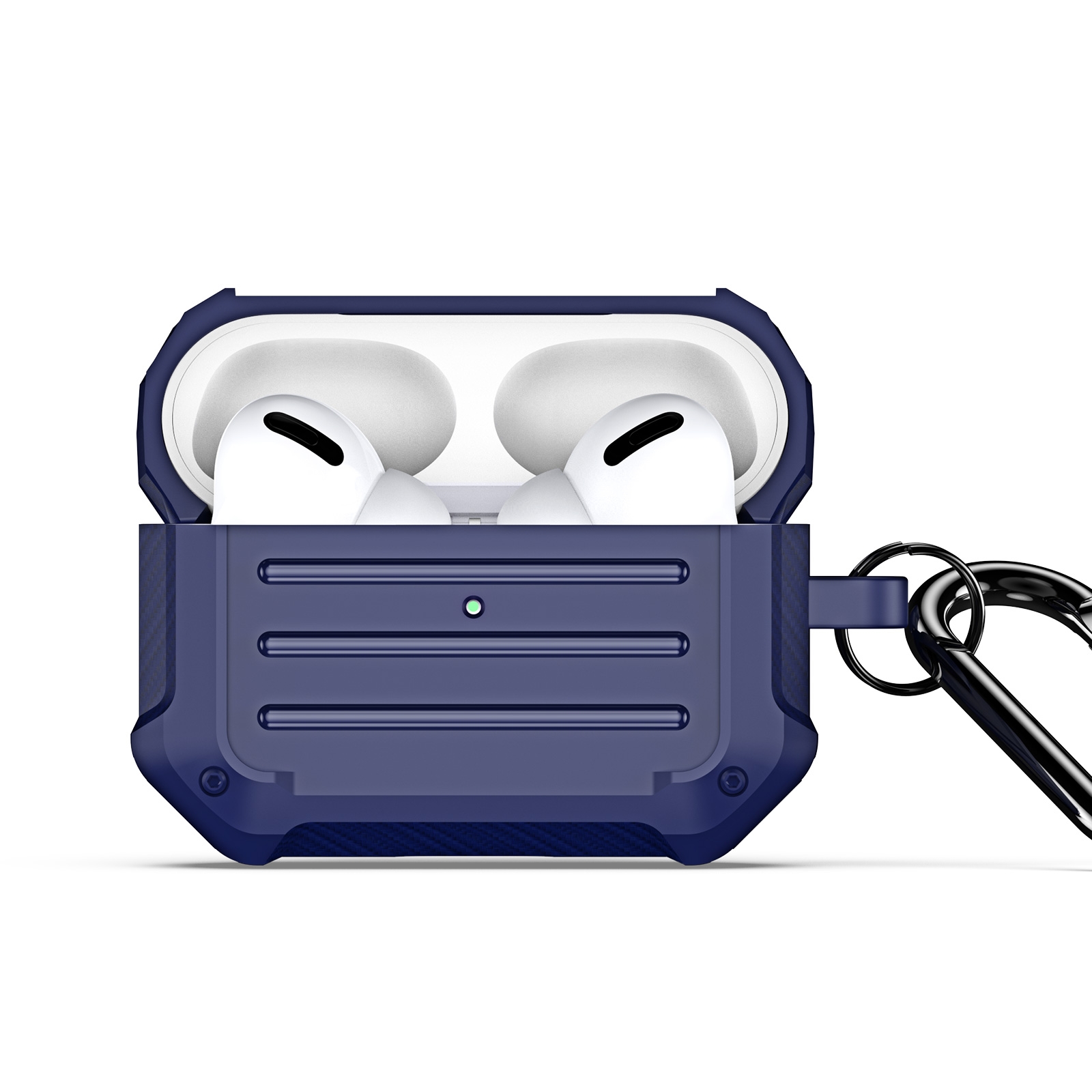 For AirPods Pro DUX DUCIS PECE Series Earbuds Box Protective Case(Dark Blue) - Shopkiz.com