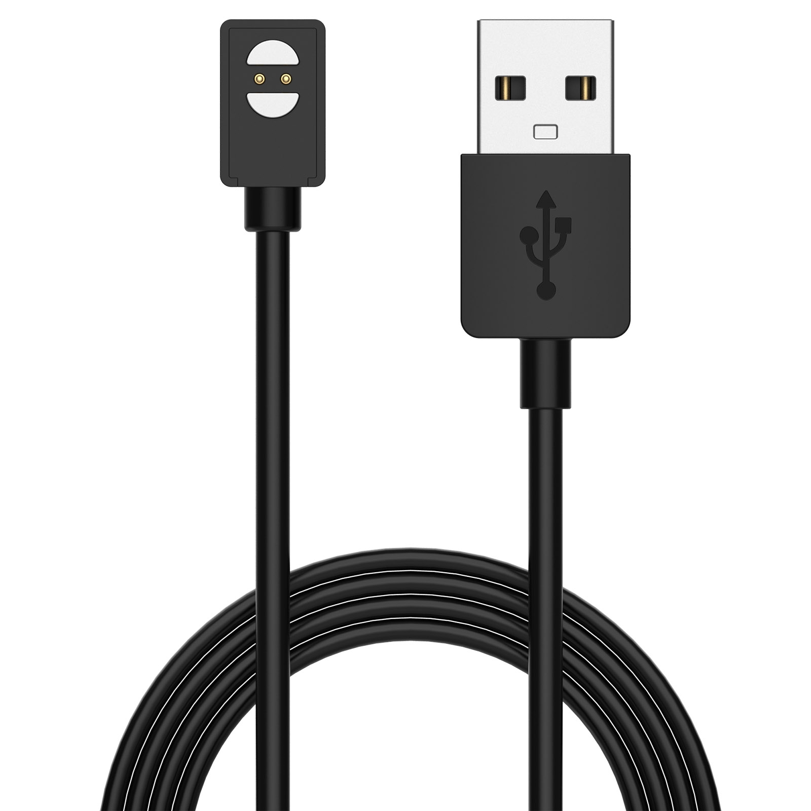 For Xiaomi Haylou PurFree BC01 Bone Conduction Earphone Magnetic Charging Cable, Length: 1m(Black) - Shopkiz.com