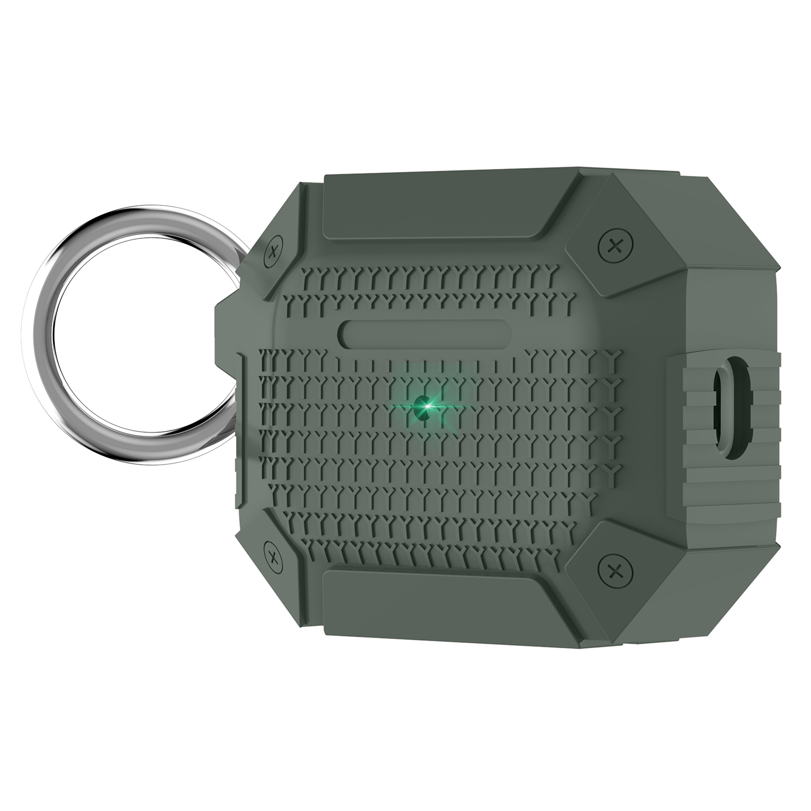 For AirPods Pro 2 Wireless Earphones Shockproof Armor Protective Case(Dark Green) - Shopkiz.com